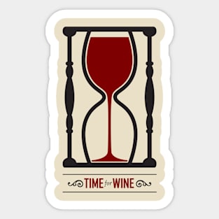 Time for wine Sticker